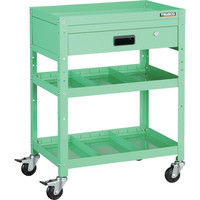 TRUSCO ツールワゴン ラビットワゴン 600X400 引出1段 仕切2段付 ヤンググリーン RBW-863S2V YG 1台（直送品）