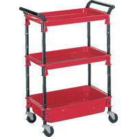 東洋スチール TRUSCO ツールワゴンロイヤル 654X361X887 深1浅2 赤 TWR-221 R 1台 510-3118（直送品）