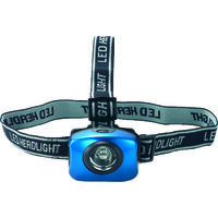 トラスコ中山 TRUSCO アルミ強力LEDヘッドライト(ブルー) THLX-2213A-B 1個 329-2517（直送品）