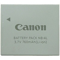 キヤノン Canon　デジタルカメラ用バッテリー　NB-4L　1個