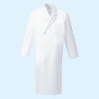 ナガイレーベン 男子ダブル診察衣 （ドクターコート） 医療白衣 長袖 ホワイト M KEX-5100