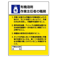 使用不可ユニット 作業主任者職務表示板 808-15 1枚（直送品）