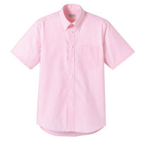 ボンマックス ユニセックスシャツ半袖無地 ピンク M FB4511U-9-M 1着