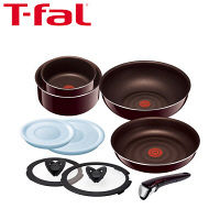 T-fal（ティファール）インジニオ・ネオ マホガニー・プレミア セット9 フライパン 鍋 取ってのとれる 9点セット ガス火専用