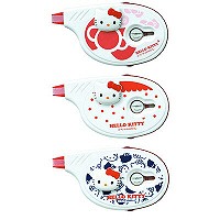 【アウトレット】トンボ鉛筆　修正テープ　YX5　キティ3PAS　CTーYX5KY3PAS　1セット（3個入）