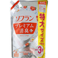 【旧パッケージ】ソフラン プレミアム消臭プラス アロマソープの香り 詰め替え 特大サイズ 1440ml 1個 柔軟剤 ライオン