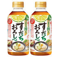 【アウトレット】キッコーマン まる搾りすだちおろしつゆ 化学調味料無添加 1セット（400g×2本）