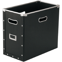 パルプボード収納ボックス（組立式） ファイルボックス 18L 1個 アスクル