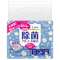 大容量 ウェットティッシュ アルコール エリエールイーナ いつでも使えるウェットティシュー 除菌（アルコール配合） 1パック（58枚×8個） 大王製紙