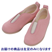 あゆみ 介護靴 1023センターゴムII ピンクS（21.0-21.5cm）左足 施設・院内用（取寄品）