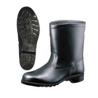 ミドリ安全 JIS規格 安全靴 半長靴 HS400N 25.0cm ブラック A1040041909 1足（直送品）