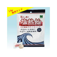 使用不可ミドリ安全　水分補給サポートキャンディ　塩熱飴（えんねつあめ）　1袋（1kg：約185粒）　4083002505　（直送品）