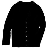 フォーク　カーディガン　レギュラー丈　ブラック　L　1着