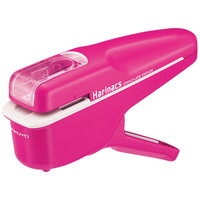 コクヨ　針なしステープラー＜ハリナックス＞（ハンディタイプ）　ピンク　SLN-MSH108P　1個