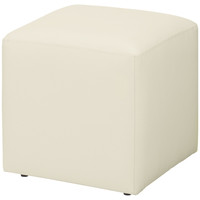 PVCスツール　キューブタイプ　ベージュ　1脚
