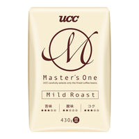 【コーヒー豆】UCC上島珈琲 マスターズワン マイルドロースト 1袋（430g）  オリジナル
