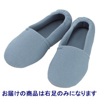 あゆみ 介護靴 2004エスパド ブルーM（22.0-23.0cm）右足 室内用（取寄品）