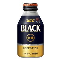 缶コーヒー UCC BLACK（ブラック）無糖 DEEP＆RICH ボトル缶 275g 1箱（24缶入）