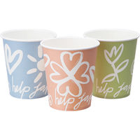 【アウトレット】社会貢献紙コップ 復興支援 205ml（7オンス） 1袋（100個入） オリジナル