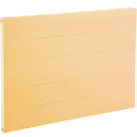 アスクル　フラットファイル　A3ヨコ　エコノミータイプ　10冊　イエロー　黄色  オリジナル