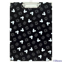 【アウトレット】キングジム　ディズニー　クリップボード　黒（ミッキー）　1冊