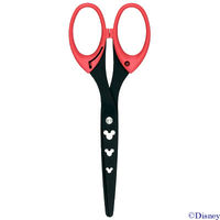 【アウトレット】サンスター文具　ディズニー穴あきはさみ　ブラック　1本