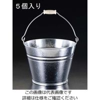 エスコ 10L バケツ(スチール製/5個) EA991PD-6 1組(5個)（直送品）