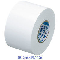 ビニルテープS 19X10 白 J2575 ニトムズ