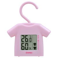 【アウトレット】部屋干し番温湿度計 O-262PK 1個 ドリテック