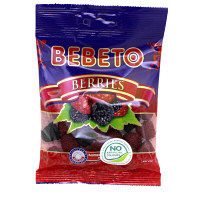 使用不可【アウトレット】【※税率要確認】BEBETOベベト グミ ベリーズ＜ラズベリー＆ブラックベリーフレーバー＞ 1袋（70g）