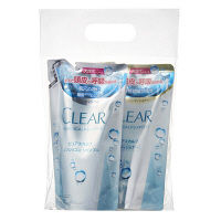 【アウトレット】CLEAR（クリア） ピュア スカルプ シャンプー＆コンディショナー詰替 1セット（各300g） ユニリーバ