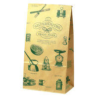 ササガワ 角底袋 シルバースミス 茶 大 50-3409 1セット（200枚：100枚入×2袋）（取寄品）