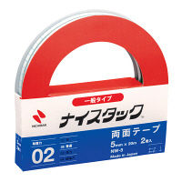ニチバン 両面テープ ナイスタック 一般タイプ 幅5mm×20m NW-5 1セット（6巻：2巻入×3）