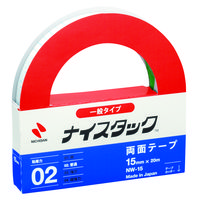 ニチバン 両面テープ ナイスタック 一般タイプ 幅15mm×20m NW-15 1セット（3巻：1巻×3）
