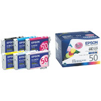 セイコーエプソン　インクジェットカートリッジ　IC6CL50　6色パック　1セット（12個 ：6色×2）