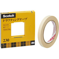 スコッチ ドラフティングテープ 製図用 マスキング 幅12mm×30m 5巻 スリーエム 230-3-12
