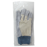 ミタニコーポレーション（MITANI） 牛革手袋（甲メリヤス） 牛床革手袋甲メリ グレー フリーサイズ 109590 1双（取寄品）