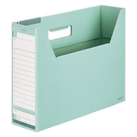 コクヨ　ファイルボックス-FS　＜Dタイプ＞　B4ヨコ　背幅102mm　緑　B4-LFD-G　1セット（50冊）