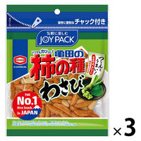 亀田製菓 亀田の柿の種わさび 79g ＜JOYPACK＞1セット（79g×3袋）
