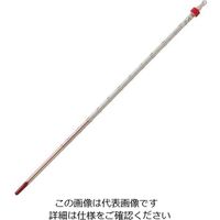 佐藤計量器製作所 赤液棒状温度計 0~50°C 0220-00 1セット(5個:1個×5本) 1-610-13（直送品）