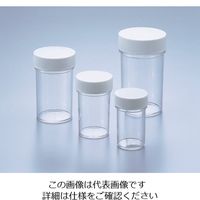 アズワン スチロールT型瓶 350mL 白 5-027-03 1セット(10本)