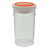 上園容器 スチロール棒瓶(標本瓶) 50mL 5-090-06 1セット(20本)（直送品）