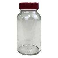 アズワン 規格瓶(広口) 透明 173mL 5-130-08 1セット(20個:1個×20本)（直送品）