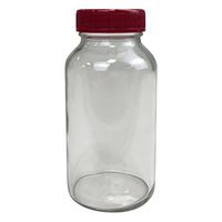 アズワン 規格瓶(広口) 透明 206mL 5-130-09 1セット(20個:1個×20本)（直送品）