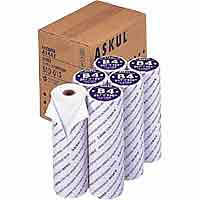 【アウトレット】超高感度ファクシミリ感熱記録紙　業務用パック　1箱（6本入）　B4サイズ　幅257mm×長さ100m×芯径1インチ　アスクル