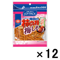 【ワゴンセール】亀田製菓 亀田の柿の種梅しそ 70g <JOYPACK> 1セット（70g×12袋）