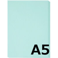 アスクル カラーペーパー A5 ライトブルー 1冊（500枚入）  オリジナル