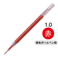 ボールペン替芯　サラサ単色用　JF-1.0mm芯　赤　ゲルインク　10本　RJF10-R　ゼブラ