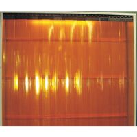 アズワン 食品工場用ビニールカーテンシート 巾200mm×長さ30m イエロー 2-7751-03 1巻（直送品）