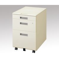 アズワン デスク 3段ワゴン 400×582×613 LCS-043CG 1個 2-3723-04（直送品）